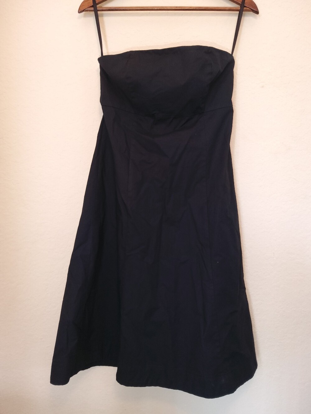 Gap A-Line Flare Dress Womens Size 6 Black Going Out Cocktail Party Event Wear